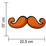 Painel Pequeno para Decoração Festa Mundo Bita Bigode - 1 Un