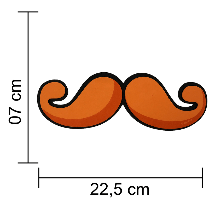 Painel Pequeno para Decoração Festa Mundo Bita Bigode - 1 Un