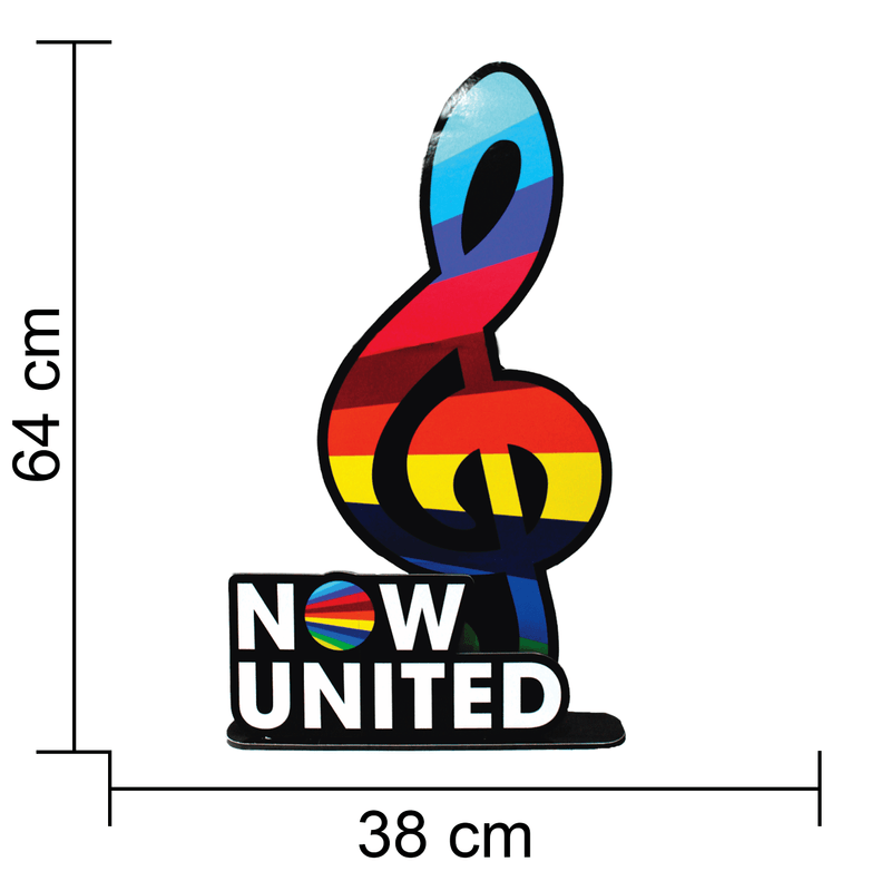 Enfeite Grande Impresso Festa Decoração Now United - 1 Un