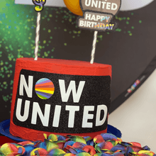 Painel Pequeno para Decoração Festa Now United - 1 Un