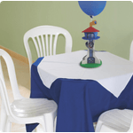 Decoração Mesa em EVA com Suporte Balão Patrulha Canina - 1 Un