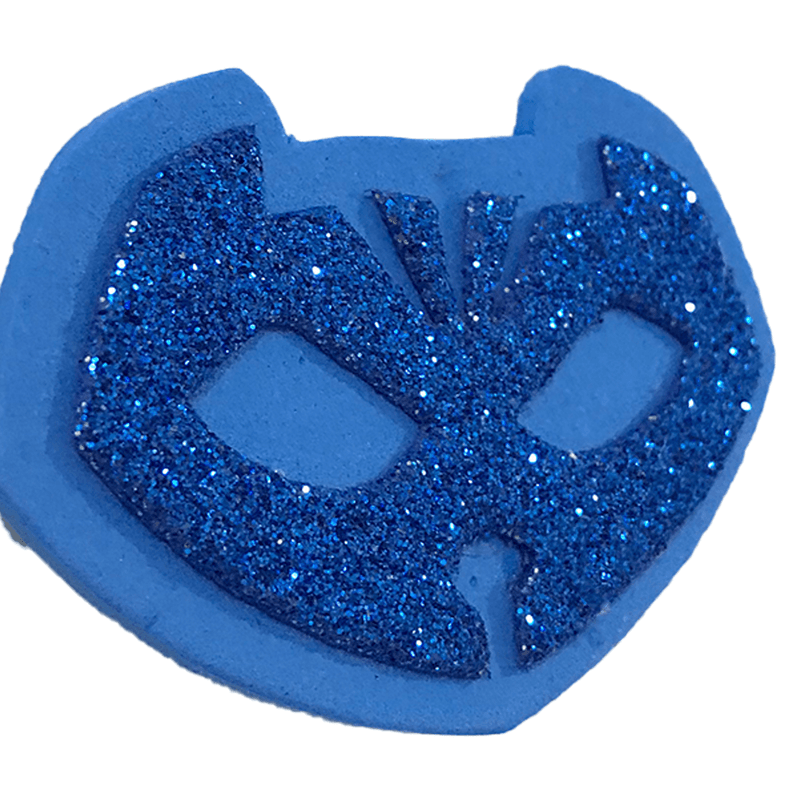 Aplique Glitter para Decoração PJ Masks - 5 Un