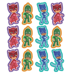 Aplique Impresso para Decoração Festa PJ Masks - 12 Un