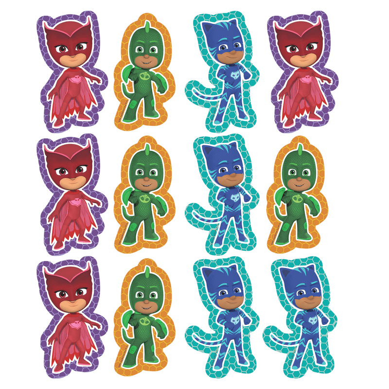 Aplique Impresso para Decoração Festa PJ Masks - 12 Un