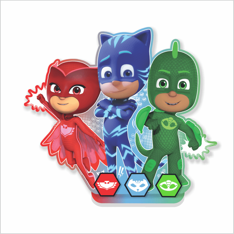 Enfeite Grande Impresso Festa Decoração PJ Masks - 1 Un