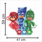 Enfeite Grande Impresso Festa Decoração PJ Masks - 1 Un