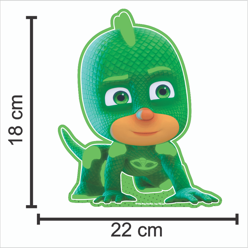 Kit Enfeite Impresso para Festa Decoração PJ Masks - 1 Un