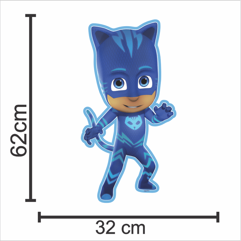 Kit de Painéis para Festa Decoração PJ Masks - 1 Un