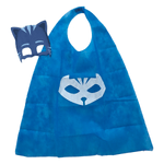 Adereço Divertido Festa Máscara e Capa PJ Masks Menino Gato - 1 Un