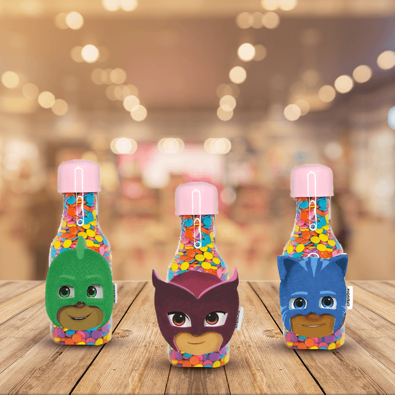 Mini Carinha para Decoração de Lembrancinha Festa PJ Masks - 5 Un