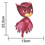 Painel Pequeno para Decoração Festa PJ Masks Corujita - 1 Un