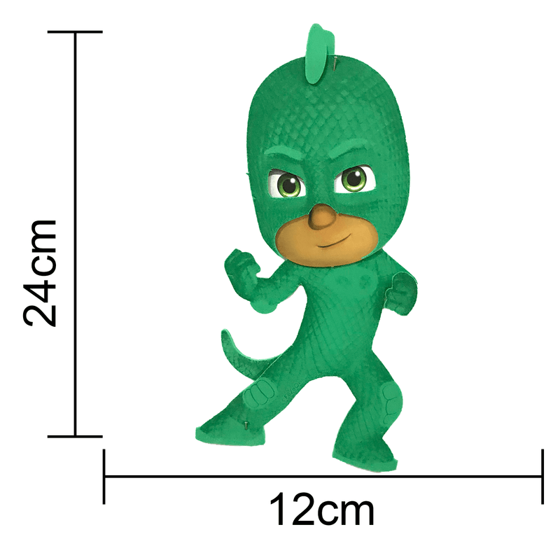 Painel Pequeno para Decoração Festa Pj Masks Lagartixo - 1 Un