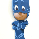 Painel Pequeno para Decoração Festa Pj Masks Menino Gato - 1 Un