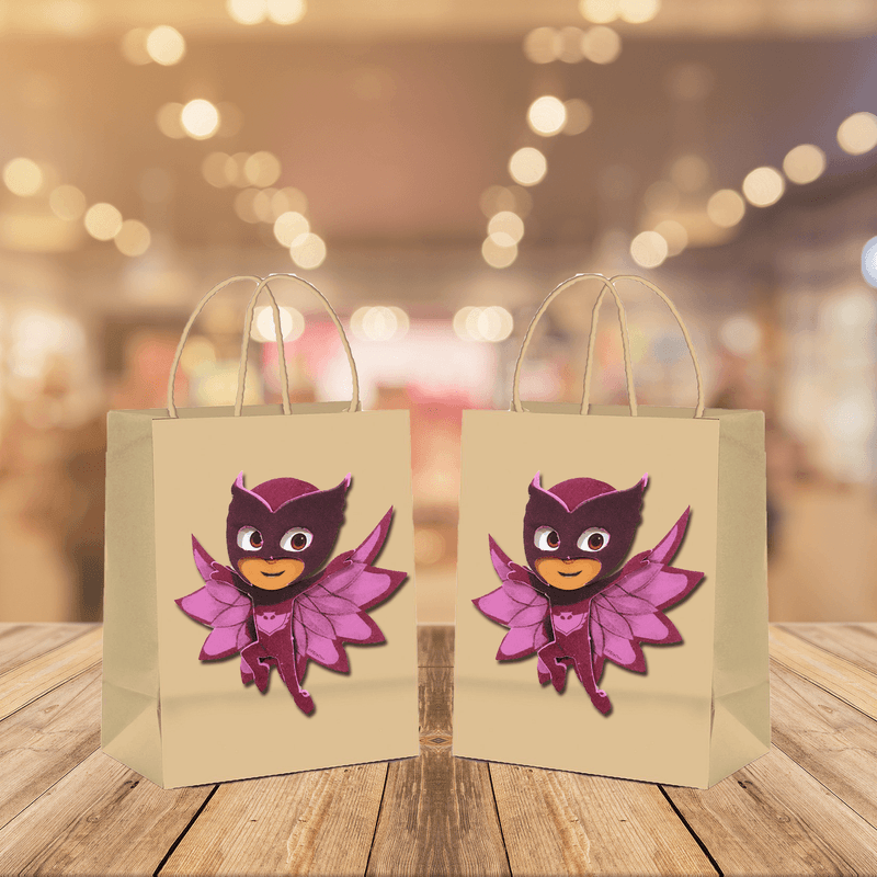 Decoração Pequena para Lembrancinha Festa PJ Masks Corujita - 5 Un