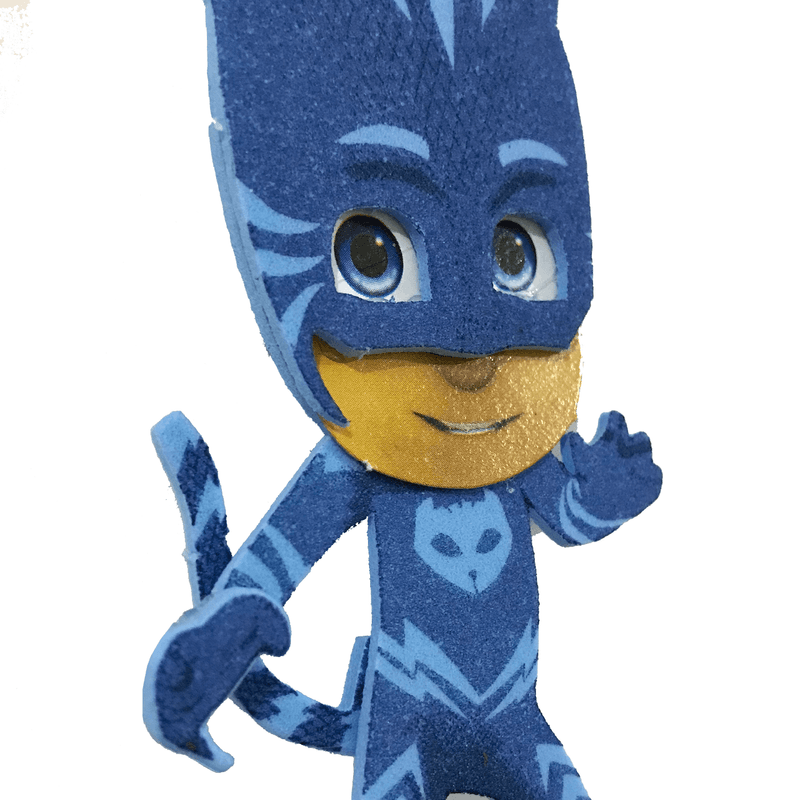 Decoração Pequena Lembrancinha Festa PJ Masks Menino Gato - 5 Un