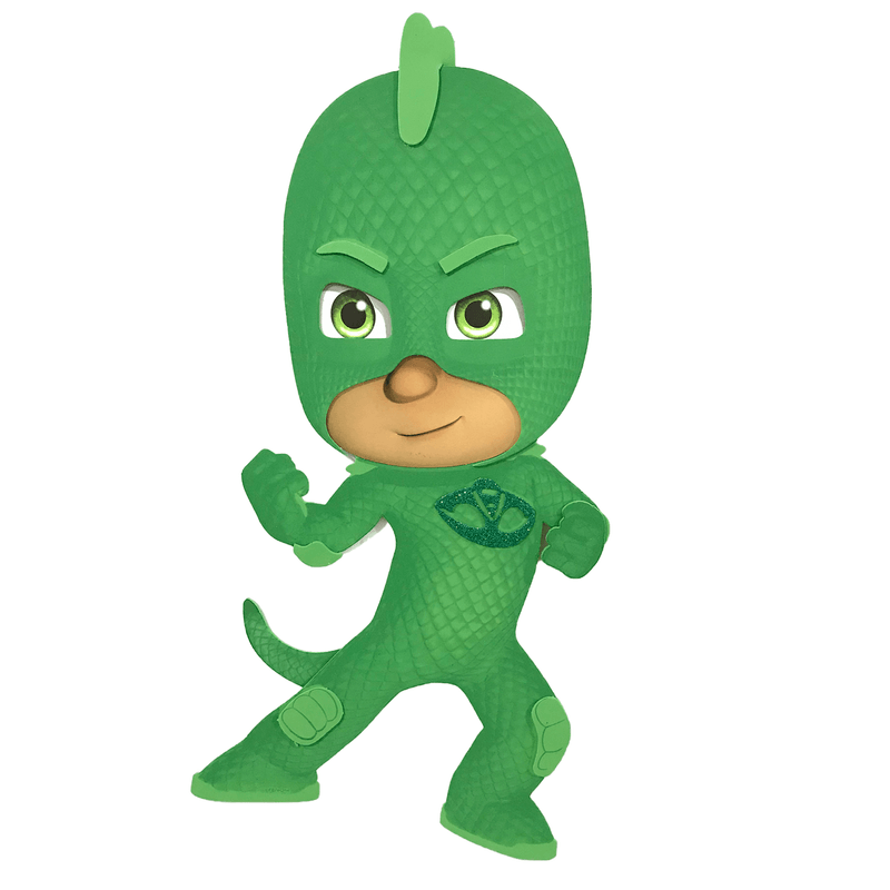 Painel Relevo para Decoração Festa Pj Masks Lagartixo - 1 Un