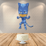 Painel Relevo para Decoração Festa Pj Masks Menino Gato - 1 Un