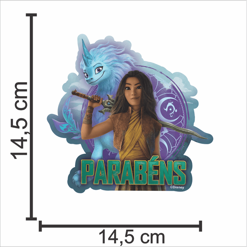 Topo - Topper - Decoração De Bolo E V A - Festa Moana