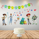 Kit de Painéis para Festa Decoração Toy Story - 1 Un