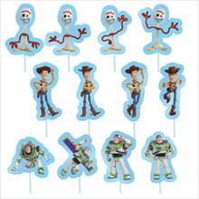 Palitos Decorativos Impressos para Docinhos Festa Toy Story - 12 Un