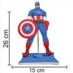 Enfeite para Decoração Festa Vingadores Capitão América - 1 Un