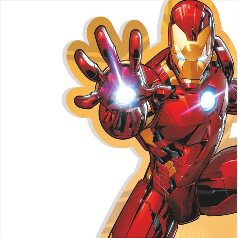 Kit Enfeite Impresso Festa Decoração Vingadores Homem Ferro - 1 Un