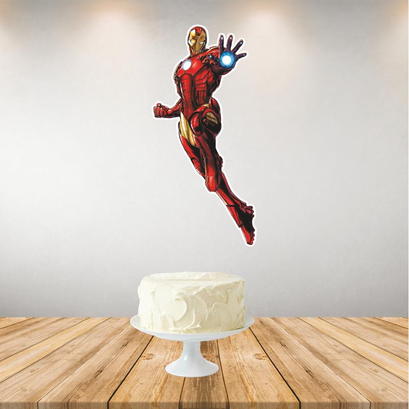 Painel para Decoração de Festa Vingadores Homem de Ferro - 1 Un