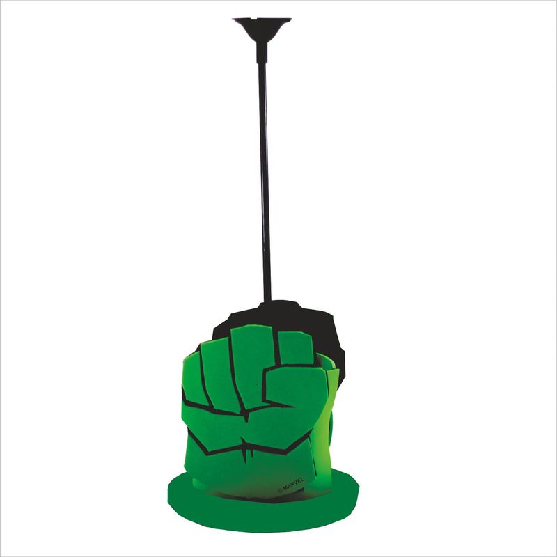 Decoração Mesa em EVA com Suporte Balão Vingadores Hulk - 1 Un