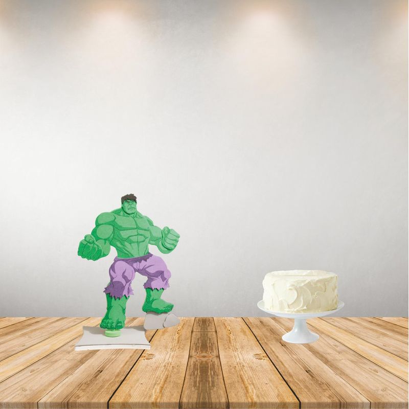 Enfeite para Decoração Festa Vingadores Hulk - 1 Un