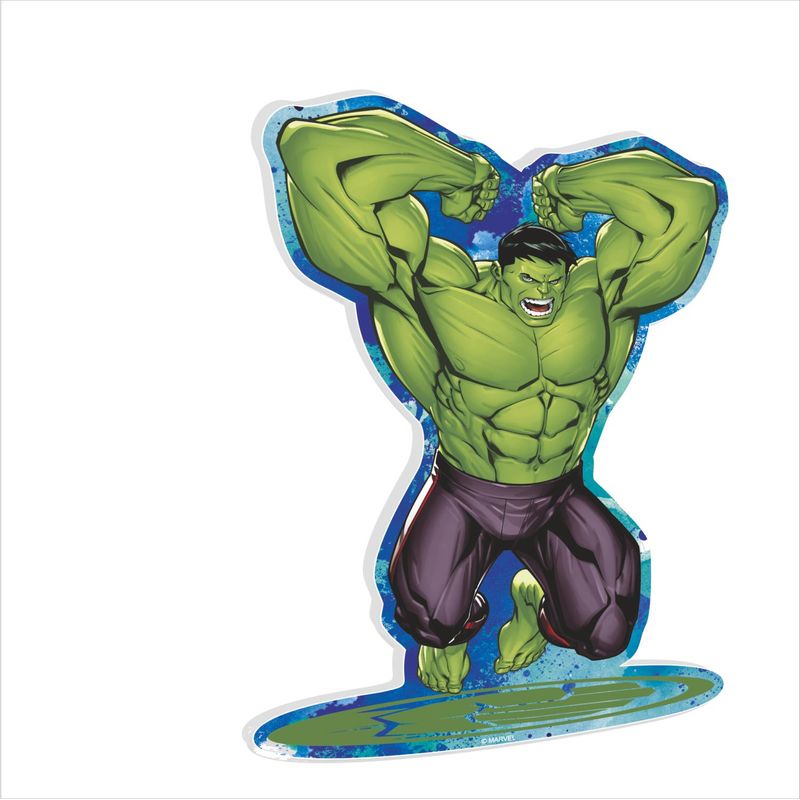 Kit Enfeite Impresso para Festa Decoração Vingadores Hulk - 1 Un