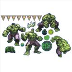 Kit de Painéis para Festa Decoração Vingadores Hulk - 1 Un