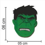 Mini Carinha Decoração de Lembrancinha Festa vingadores Hulk - 5 Un