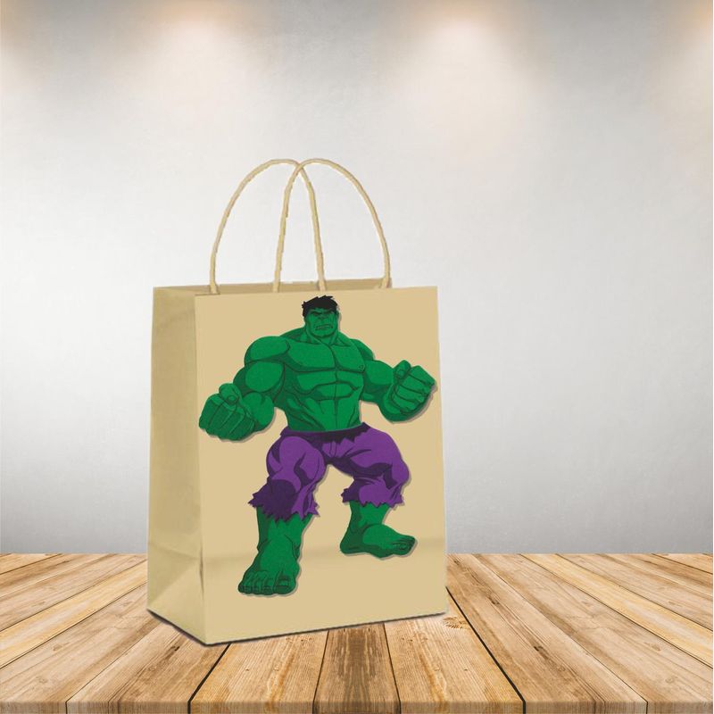 Painel Pequeno para Decoração Festa Vingadores Hulk - 1 Un