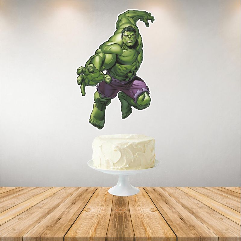 Painel para Decoração de Festa Vingadores Hulk - 1 Un