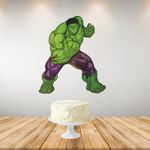 Painel Relevo para Decoração Festa Vingadores Hulk Modelo 2 - 1 Un