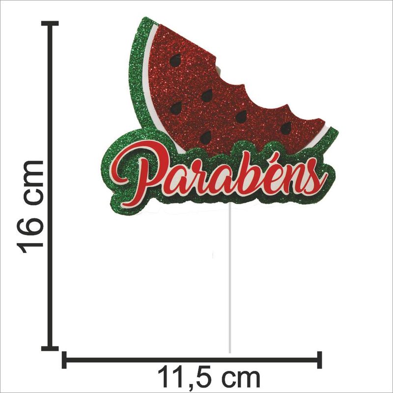 ENFEITE PARA TOPO DE BOLO MAGALI MELANCIA 03 UNIDADES - FESTCOLOR - Loja do  Abençoado Festas Artigos para festas e Decoração de Aniversário com os  melhores preços e condições ! Compra 100% Segura