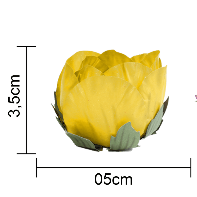 Forminha para Bombons e Doces Finos Charlotte Amarelo