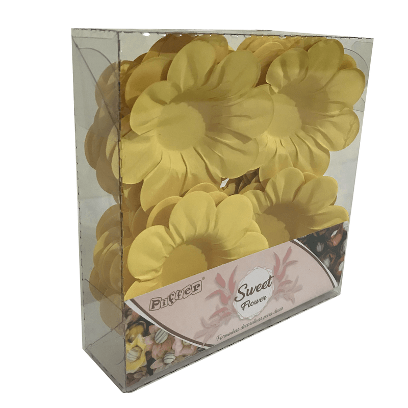 Forminha para Bombons e Doces Finos Papel Amarelo