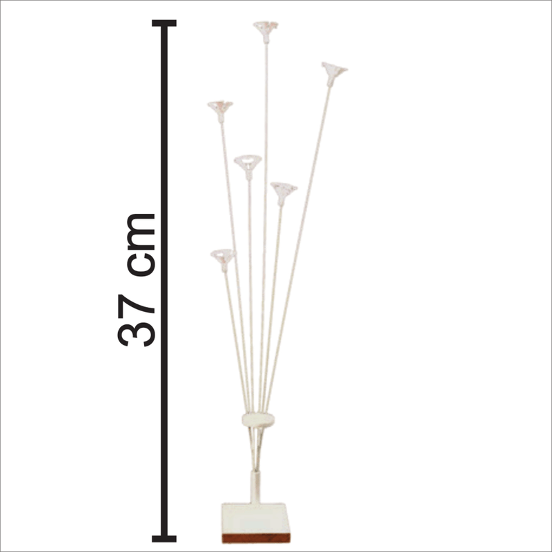 Suporte para Balões Imita Gás Hélio 3 hastes base em MDF - 1 Un