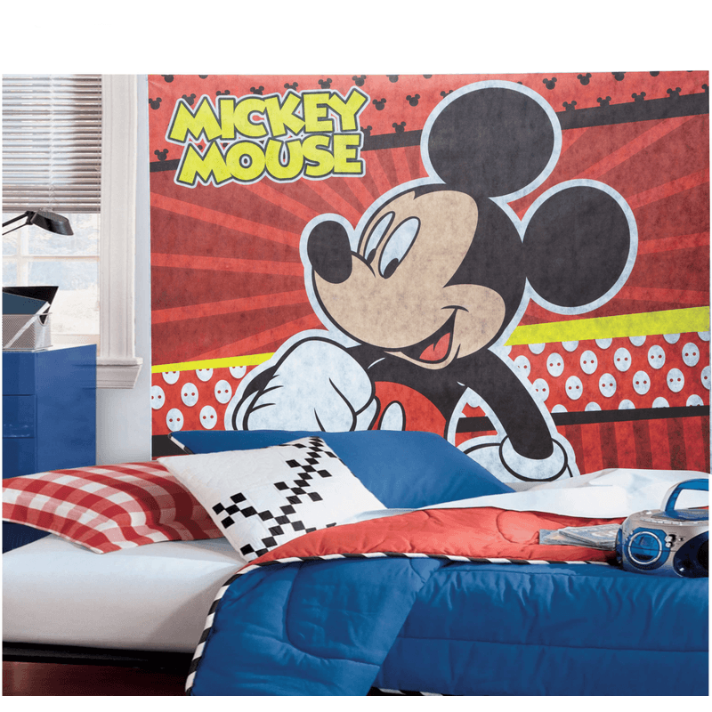 Painel Retangular de TNT para Decoração Festa Mickey - 1 Un