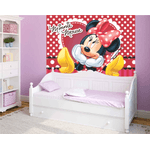 Painel Retangular de TNT Decoração Festa Minnie Modelo 2 - 1 Un