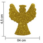 Aplique Glitter para Decoração Anjo - 5 Un