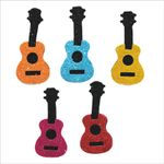Aplique Glitter para Decoração Violão - 5 Un