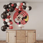 Painel Redondo de TNT para Decoração Festa Minnie 1,01m - 1 Un