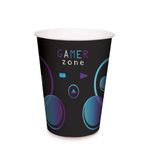 Copo Papel Gamer 240Ml - 8 Un