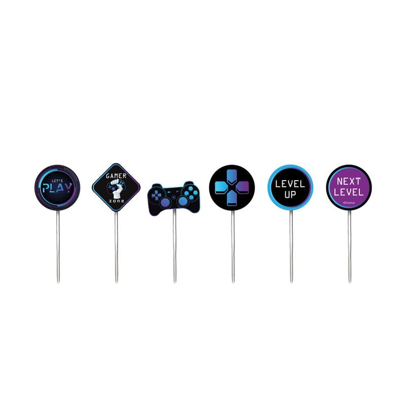 Pick Decorativo Gamer Sortido - 12 Un