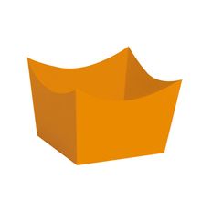 Forminha para Doce Cachepot Laranja - 24 Un