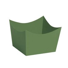 Forminha para Doce Cachepot Verde Oliva - 24 Un
