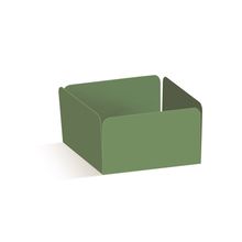 Forminha para Doce Reta Verde Oliva - 50 Un