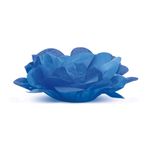 Forminha para Doce Roses sem Folhas Azul Royal - 40 Un